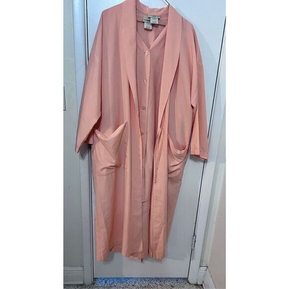 TRAVEL SMITH TWO PIECE CORRAL COLOR DRESS AND JACKET WOMENS SIZE M - Picture 2 of 12